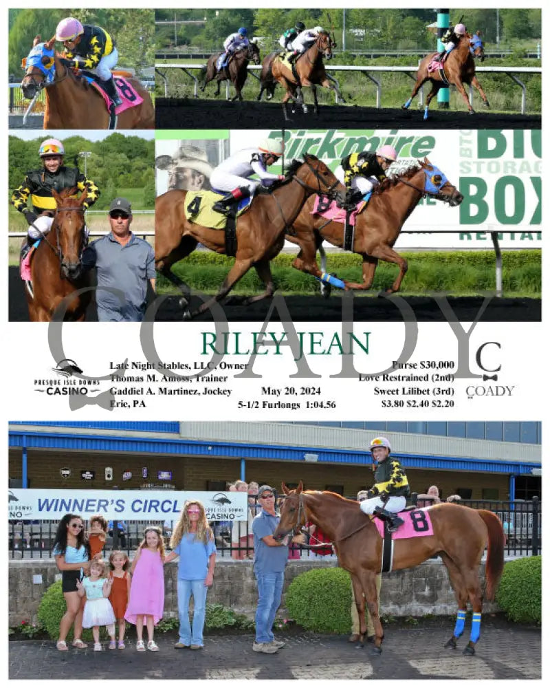Riley Jean - 05-20-24 R06 Pid Presque Isle Downs