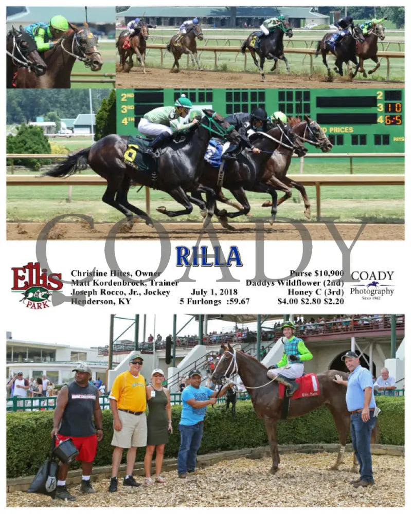 Rilla - 070118 Race 03 Elp Ellis Park