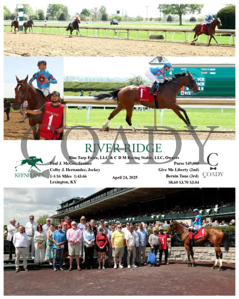 RIVER RIDGE - 04-24-25 - R04 - KEE Keeneland