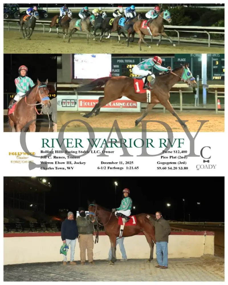 RIVER WARRIOR RVF - 12-11-25 - R03 - CT Hollywood Casino at Charles Town Races