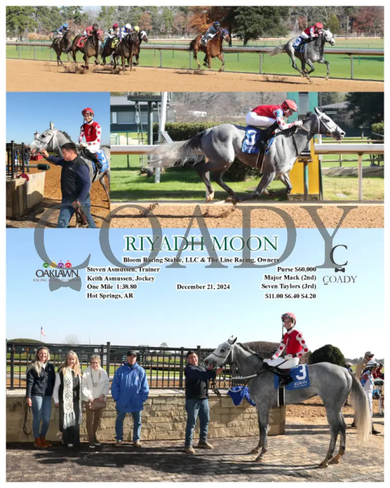 Riyadh Moon - 12-21-24 R01 Op Oaklawn Park