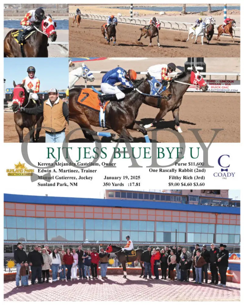 Rjt Jess Blue Bye U - 01-19-25 R02 Sun Turfway Park