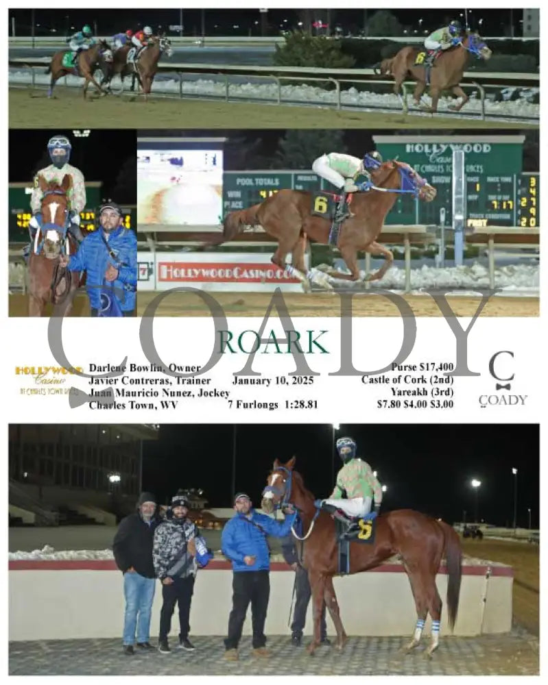 Roark - 01-10-25 R01 Ct Hollywood Casino At Charles Town Races