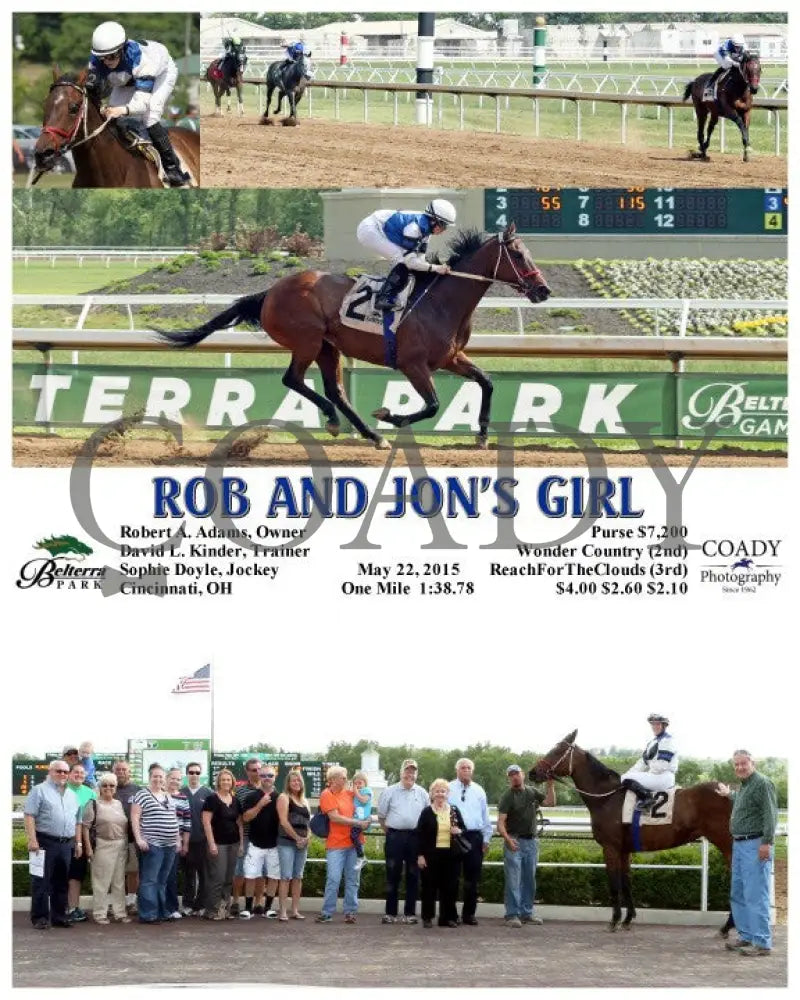 Rob And Jon’s Girl - 052215 Race 03 Btp Belterra Park