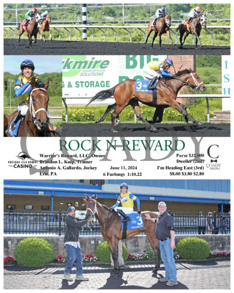 Rock N Reward - 06-11-24 R06 Pid Presque Isle Downs
