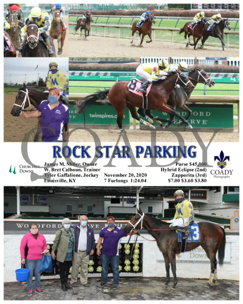 Rock Star Parking - 11-20-20 R07 Cd Churchill Downs