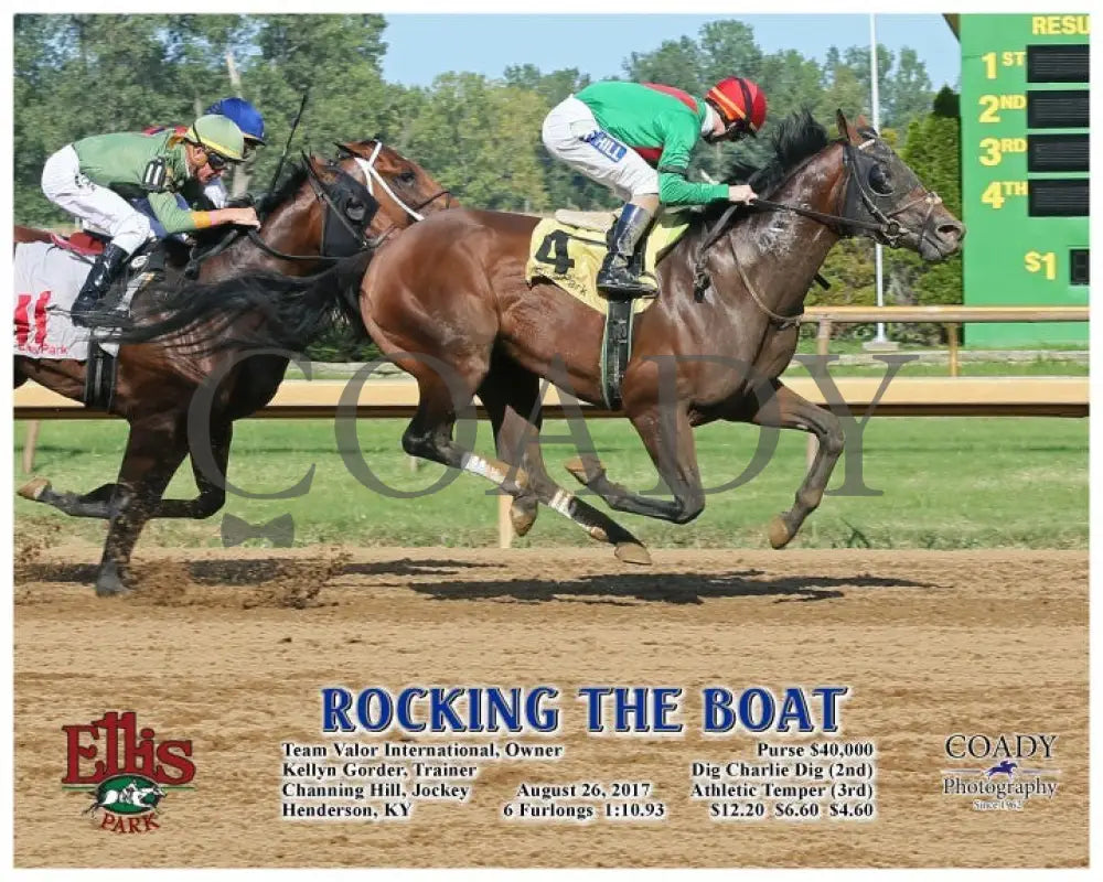 Rocking The Boat - 082617 Race 08 Elp A Ellis Park