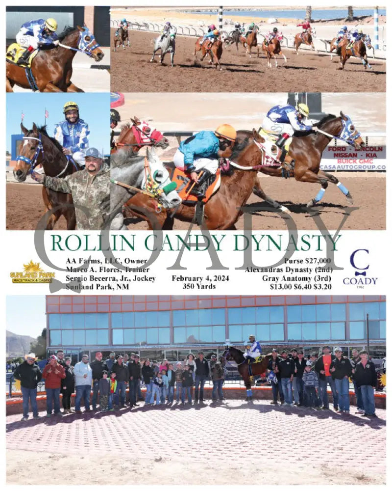 Rollin Candy Dynasty - 02-04-24 R02 Sun Sunland Park