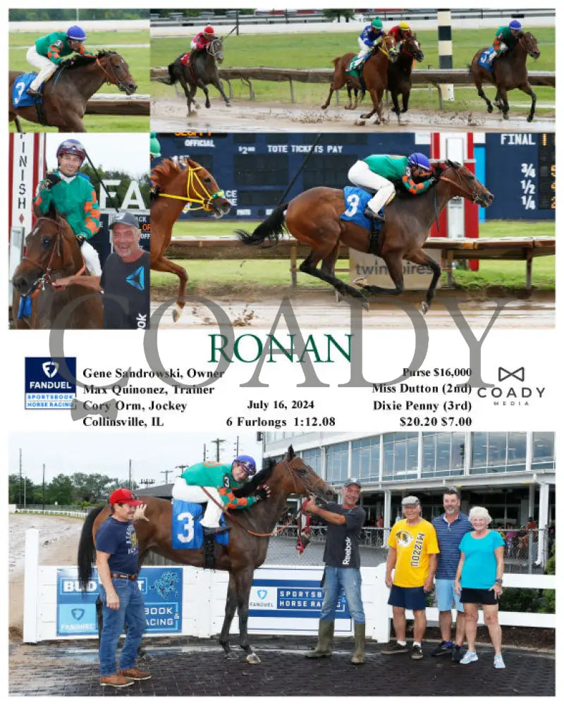 Ronan - 07-16-24 R06 Fan Fanduel Sportsbook Horse Racing