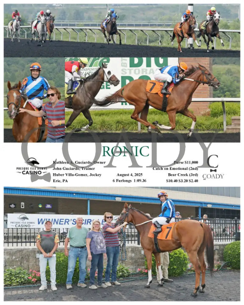 RONIC - 08-04-25 - R04 - PID Presque Isle Downs