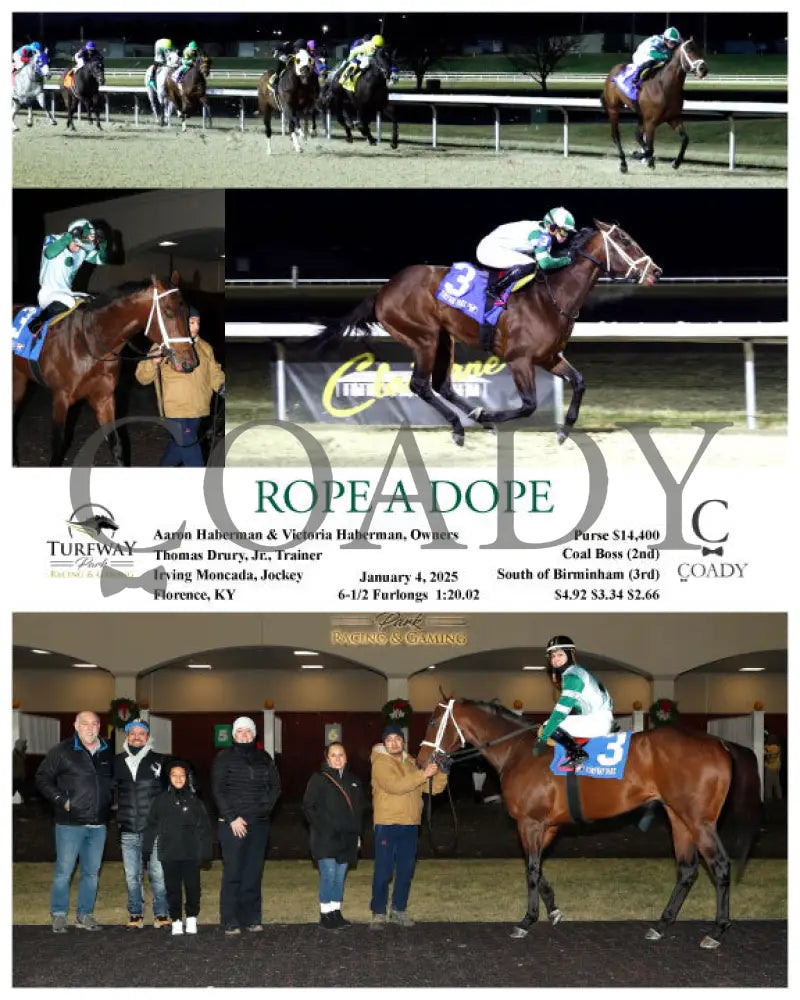 Rope A Dope - 01-04-25 R01 Tp Turfway Park