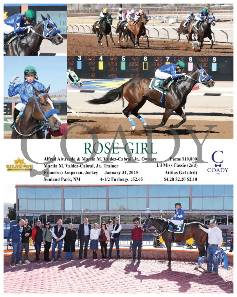 Rose Girl - 01-31-25 R03 Sun Turfway Park