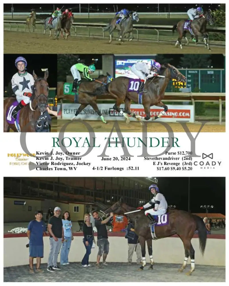 Royal Thunder - 06-20-24 R06 Ct Hollywood Casino At Charles Town Races