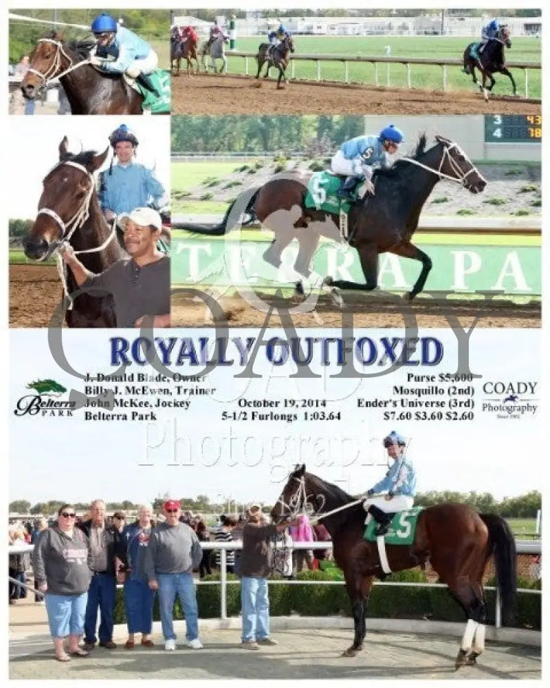 Royally Outfoxed - 101914 Race 04 Btp Belterra Park