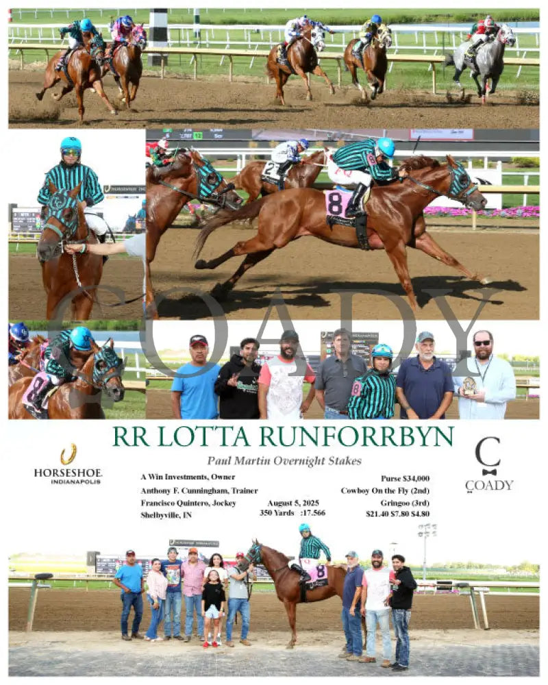RR LOTTA RUNFORRBYN - Paul Martin Overnight Stakes - 08-05-25 - R09 - IND - Coady Media - Kurtis Coady Photography