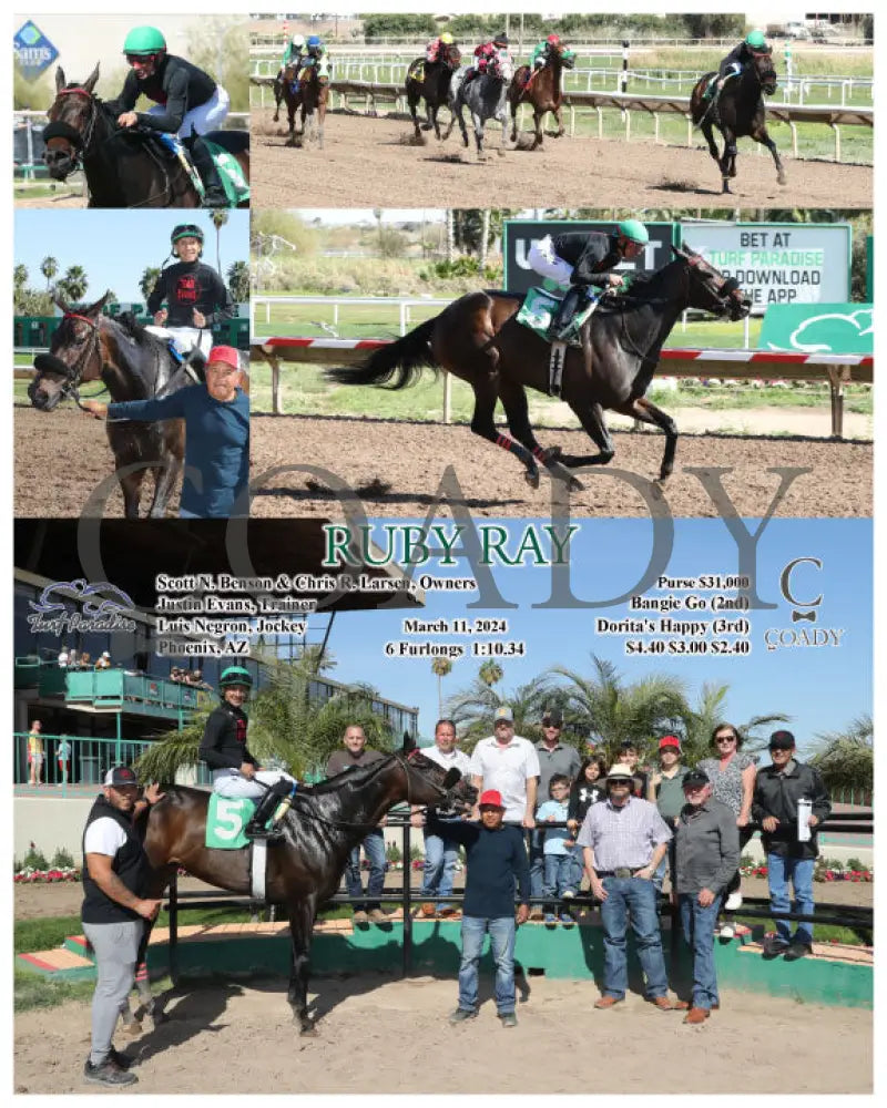Ruby Ray - 03 - 11 - 24 R04 Tup Turf Paradise