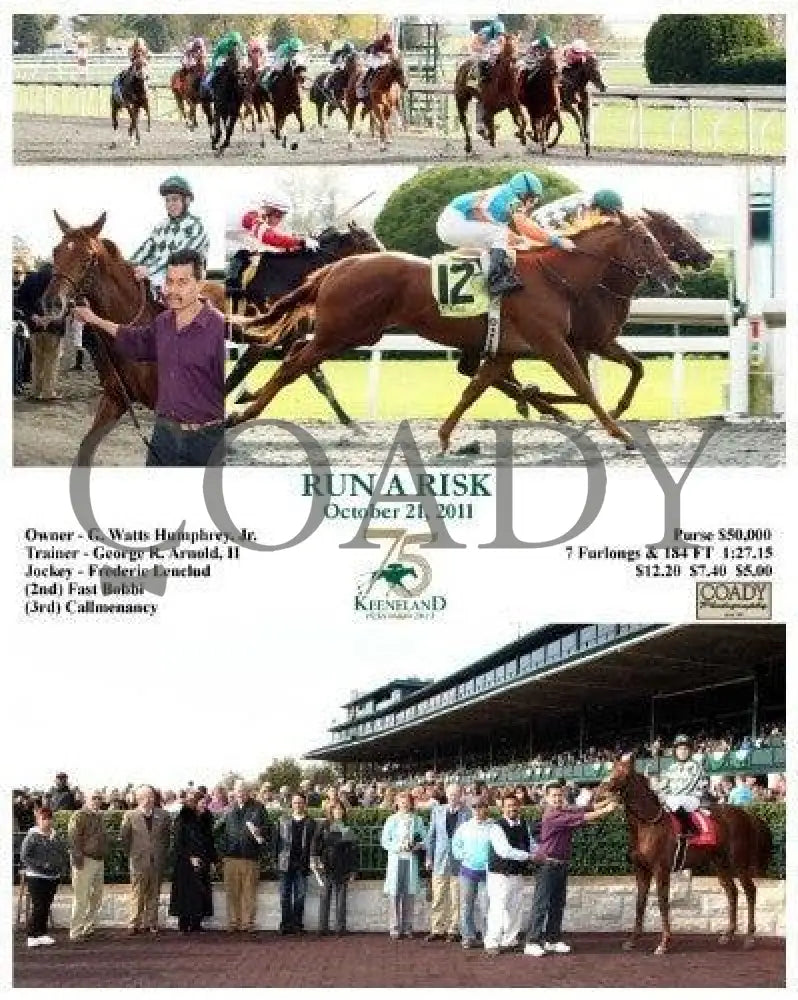 Run A Risk - 102111 Keeneland