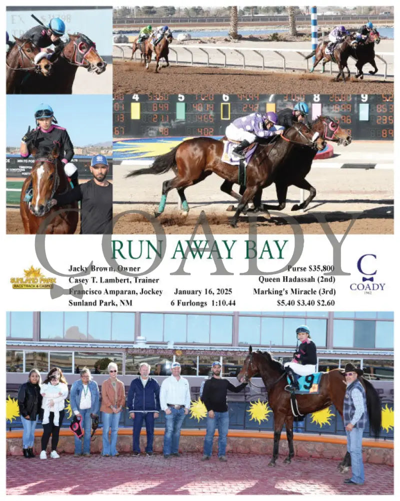 Run Away Bay - 01-16-25 R06 Sun Turfway Park
