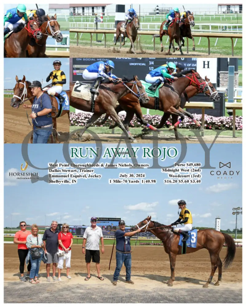 Run Away Rojo - 07-30-24 R04 Ind Indiana Grand