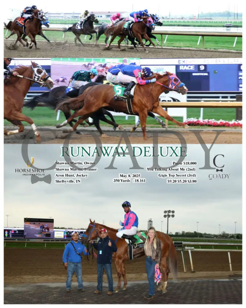 RUNAWAY DELUXE - 05-08-25 - R09 - IND Indiana Grand
