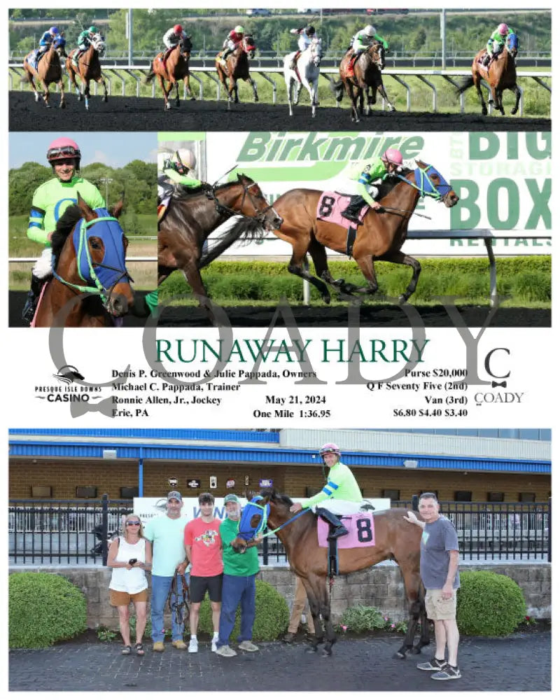 Runaway Harry - 05-21-24 R07 Pid Presque Isle Downs