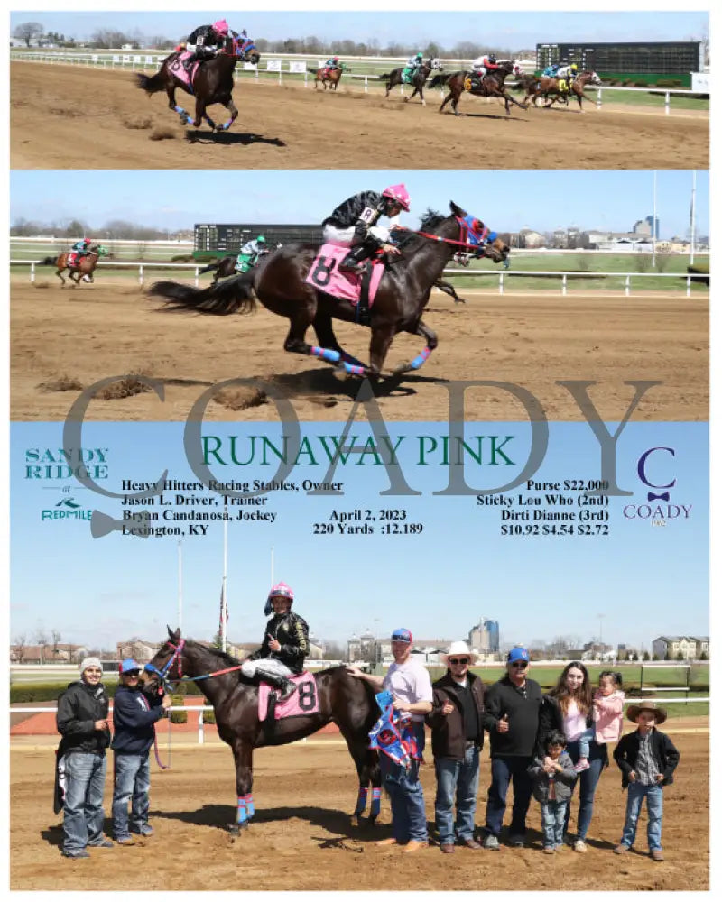 RUNAWAY PINK - 04-02-23 - R02 - SRM - Coady Media - Kurtis Coady Photography