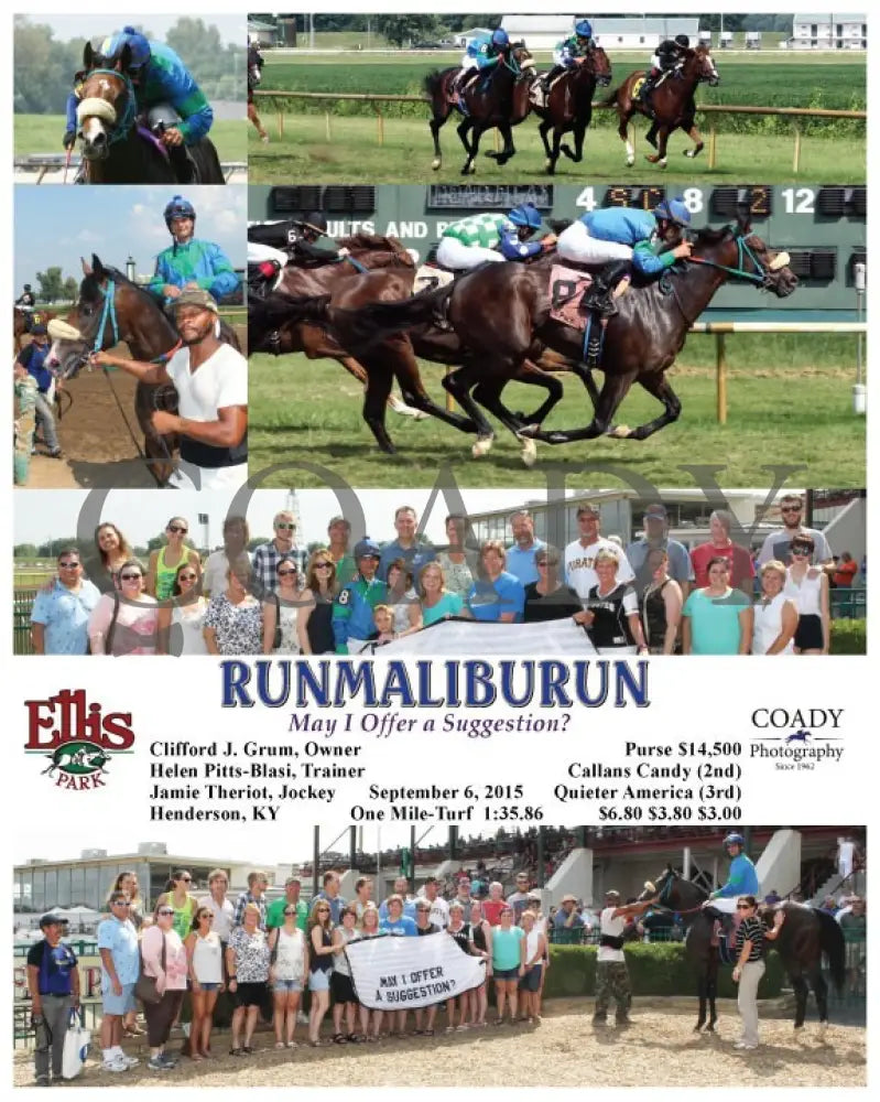 Runmaliburun - 090615 Race 05 Elp Ellis Park