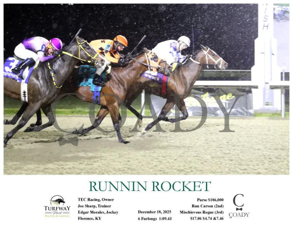 RUNNIN ROCKET - 12-18-25 - R08 - TP - Coady Media - Kurtis Coady Photography