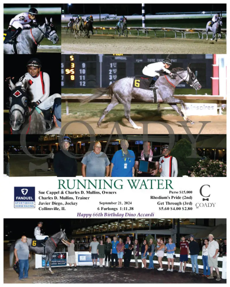 Running Water - 09-21-24 R05 Fan Fanduel Sportsbook Horse Racing