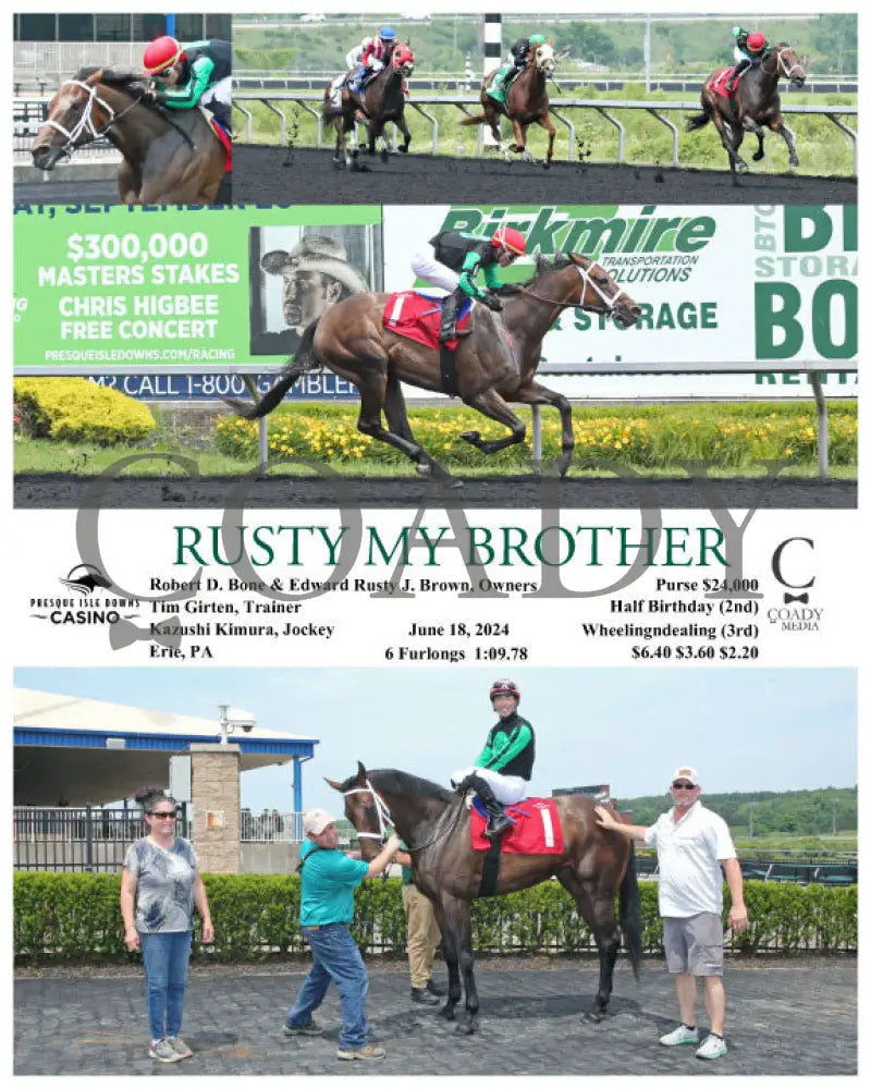 Rusty My Brother - 06-18-24 R03 Pid Presque Isle Downs