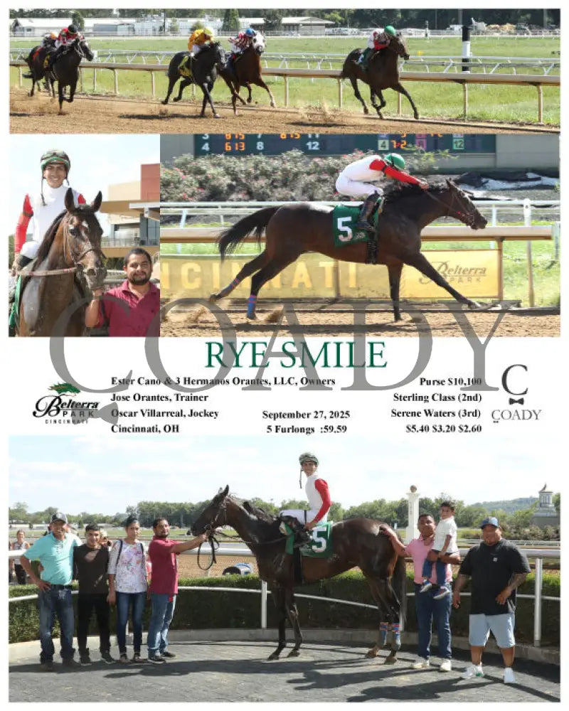 RYE SMILE - 092725 - Race 05 - BTP Presque Isle Downs