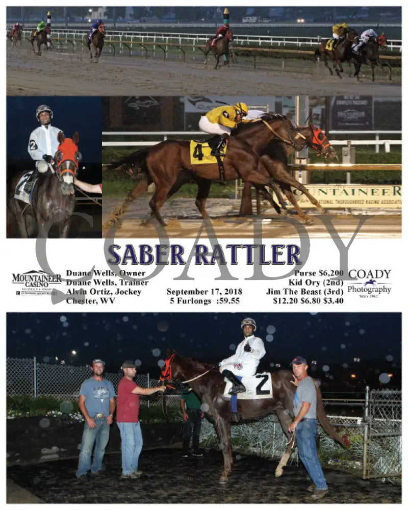 Saber Rattler - 091718 Race 02 Mnr Mountaineer Park