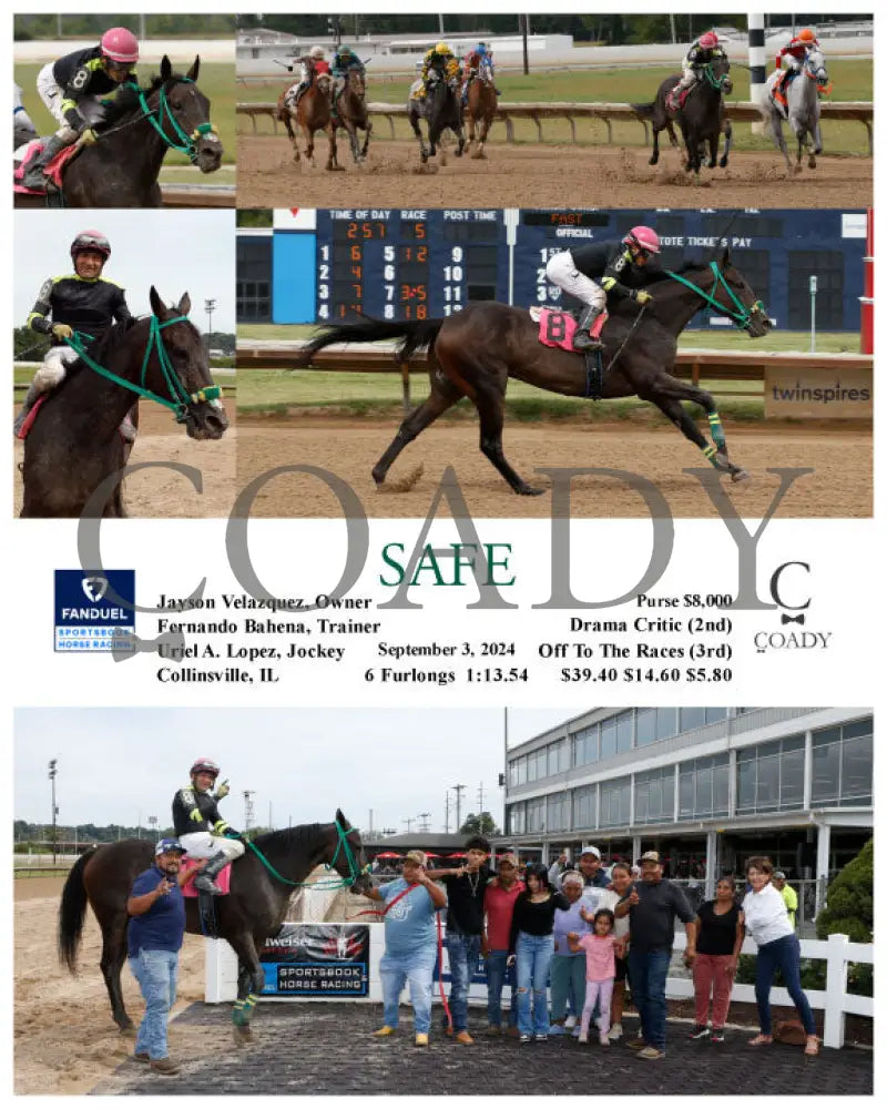 Safe - 09-03-24 R05 Fan Fanduel Sportsbook Horse Racing