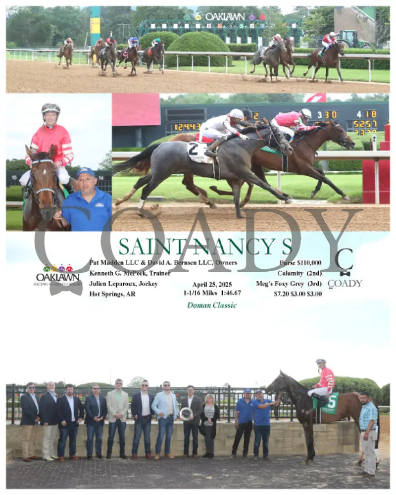 SAINT NANCY S - 04-25-25 - R06 - OP Oaklawn Park
