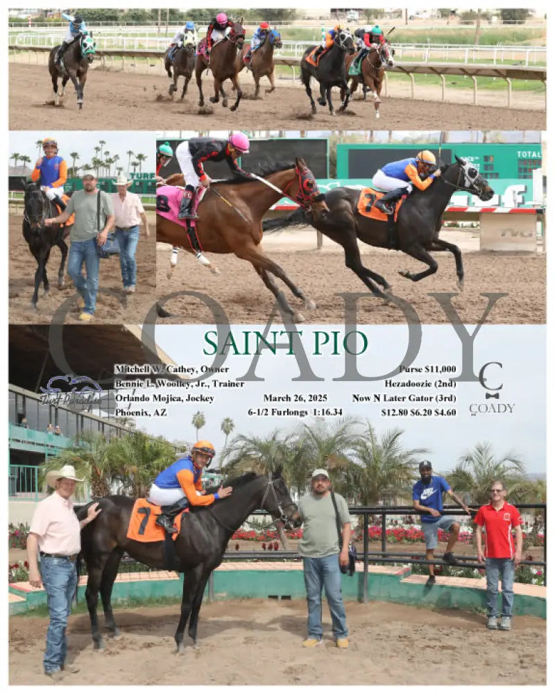 SAINT PIO - 03-26-25 - R03 - TUP Turf Paradise