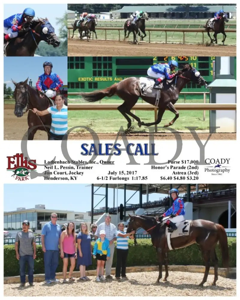 Sales Call - 071517 Race 02 Elp Ellis Park