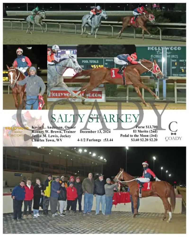 Salty Starkey - 12-13-24 R01 Ct Hollywood Casino At Charles Town Races