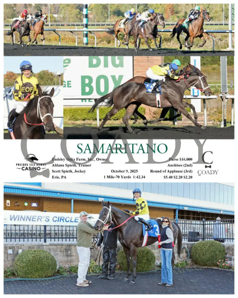SAMARITANO - 10-09-25 - R04 - PID Presque Isle Downs