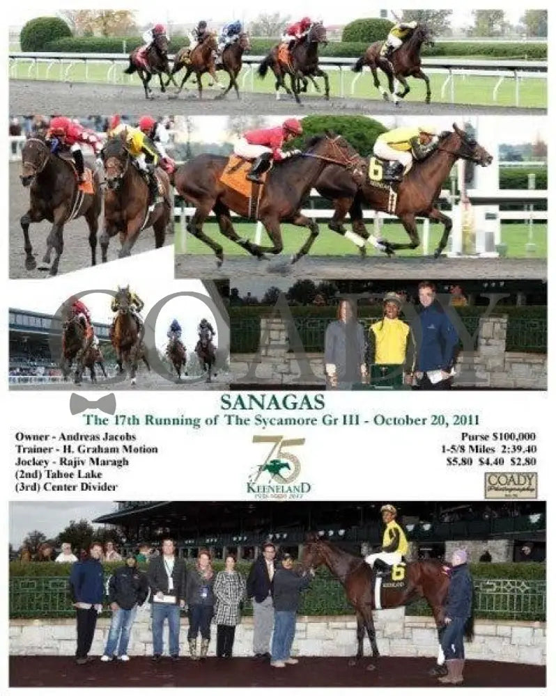Sanagas - 102111 Keeneland