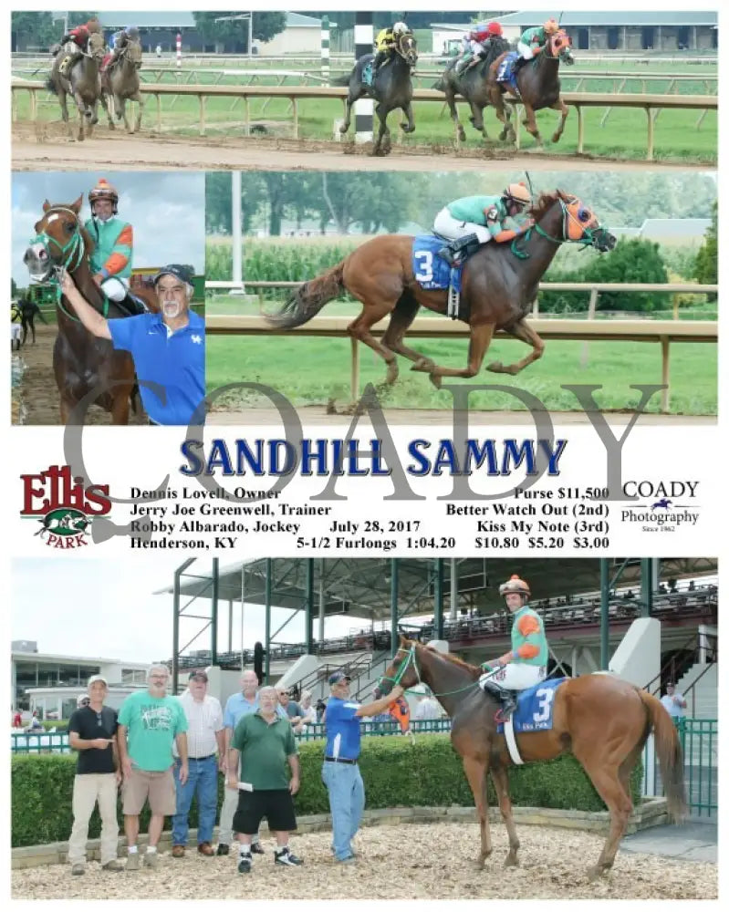 SANDHILL SAMMY - 072817 - Race 05 - ELP - Coady Media - Kurtis Coady Photography