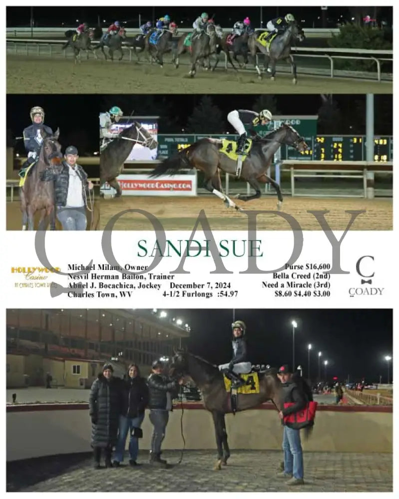 Sandi Sue - 12-07-24 R06 Ct Hollywood Casino At Charles Town Races