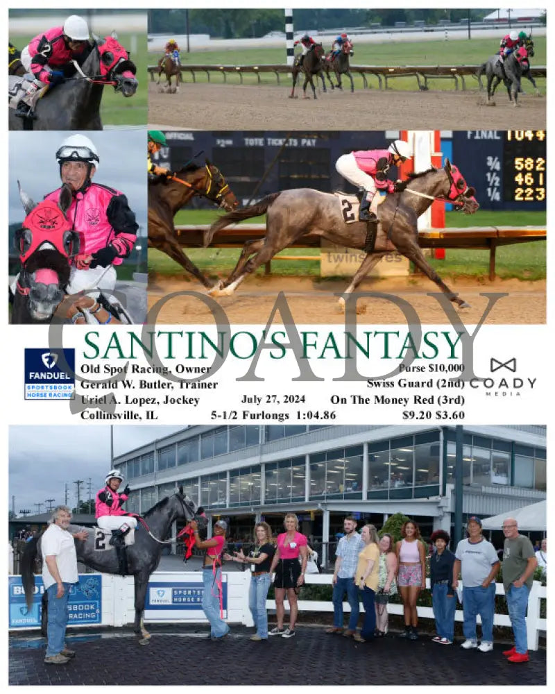 Santino’s Fantasy - 07-27-24 R01 Fan Fanduel Sportsbook Horse Racing
