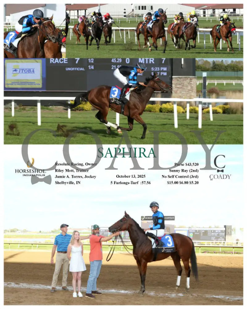 SAPHIRA - 10-13-25 - R07 - IND Indiana Grand