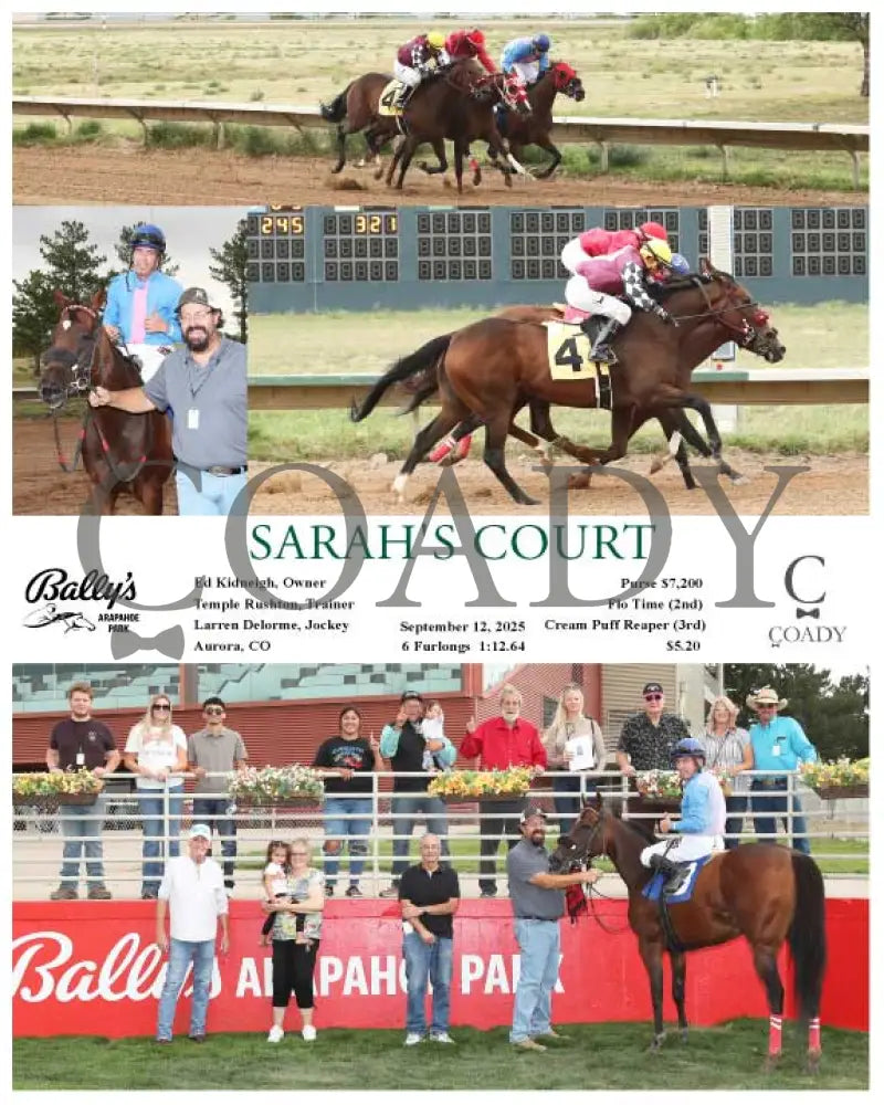 SARAH’S COURT - 09-12-25 - R03 - ARP Arapahoe Park