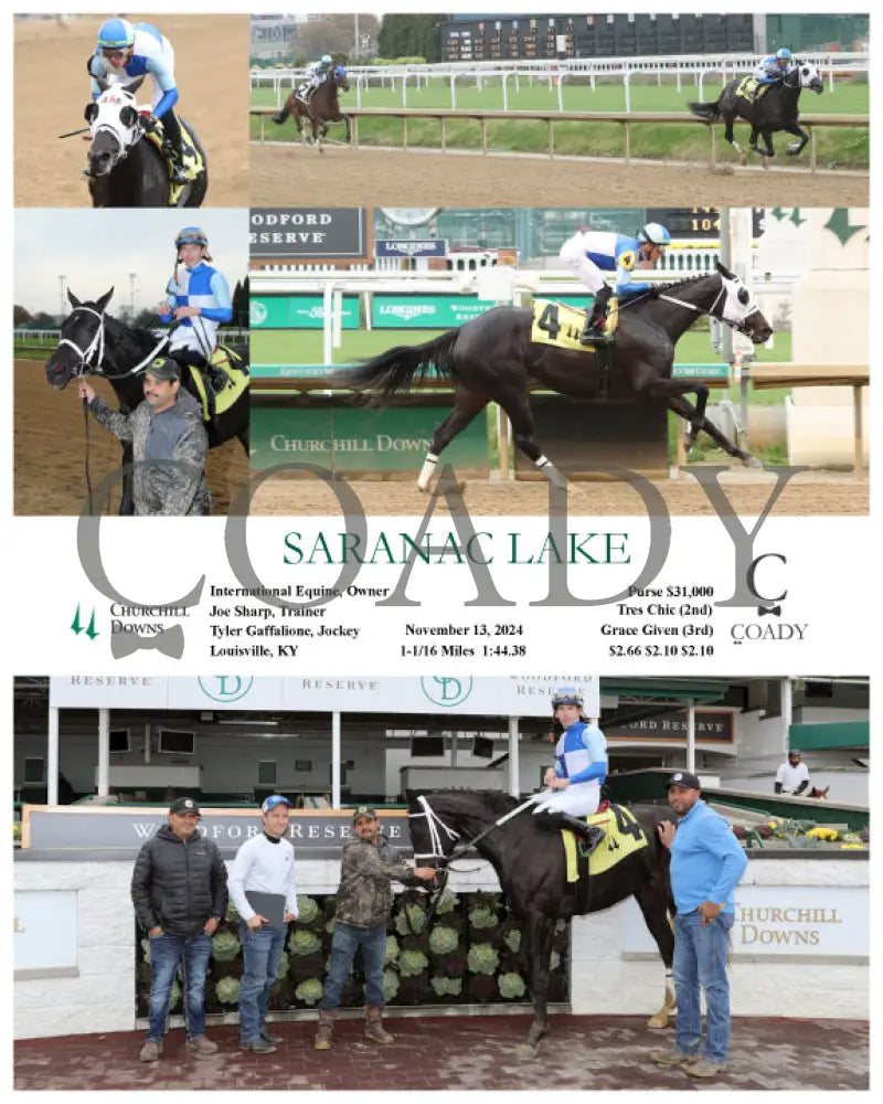 Saranac Lake - 11-13-24 R01 Cd Churchill Downs