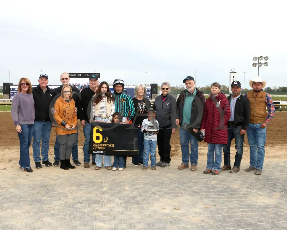 SAUCE C - Governors Juvenile Stakes - 10-25-25 - R10 - Horseshoe Indiana - Presentation 01 - Sammantha Pagels Indiana