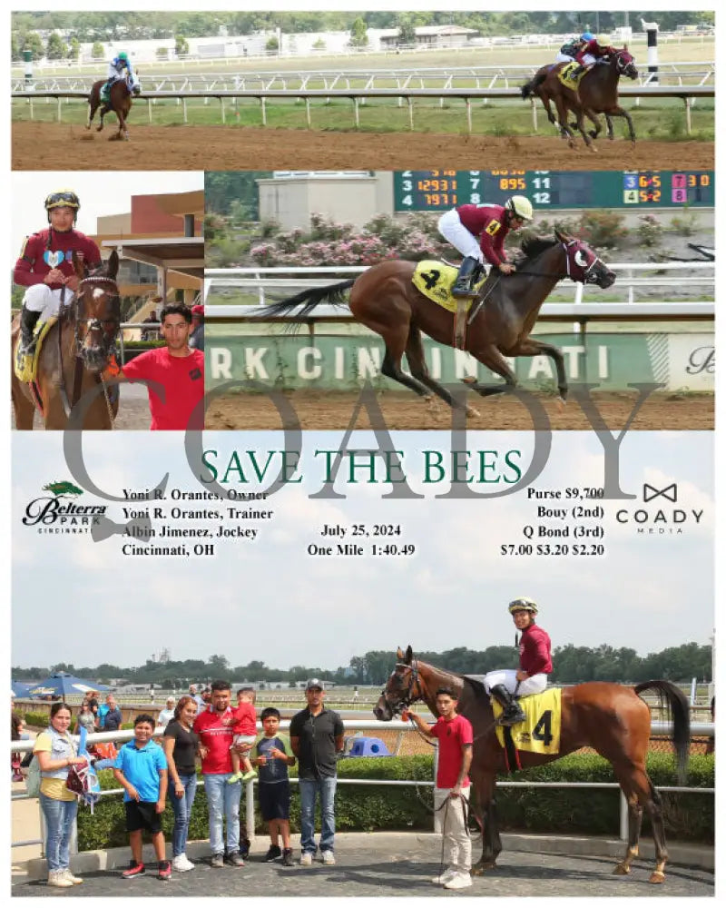 Save The Bees - 07-25-24 R07 Btp Belterra Park