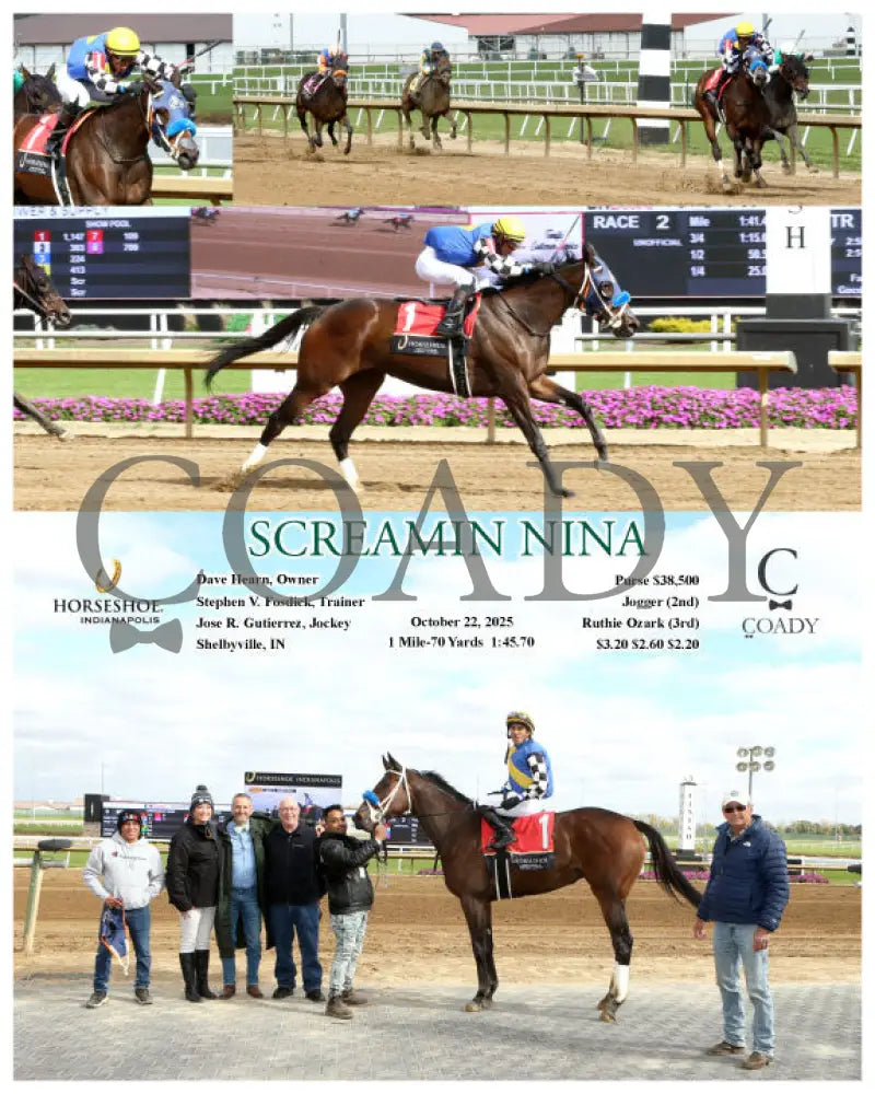SCREAMIN NINA - 10-22-25 - R02 - IND Indiana Grand