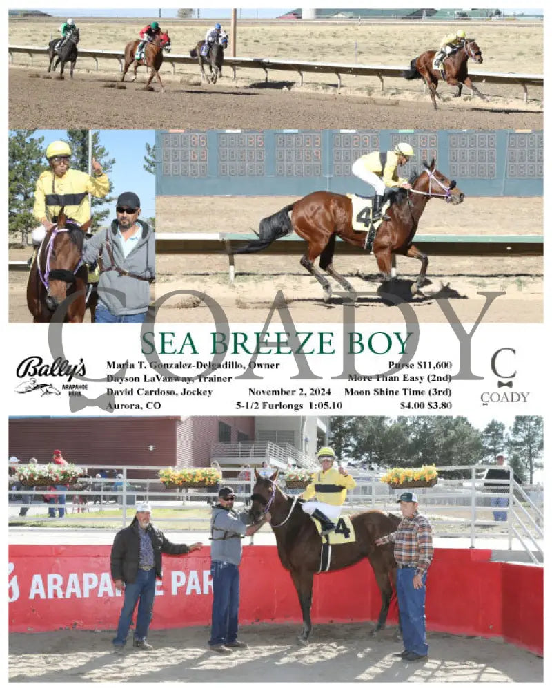 Sea Breeze Boy - 11-02-24 R04 Arp Arapahoe Park