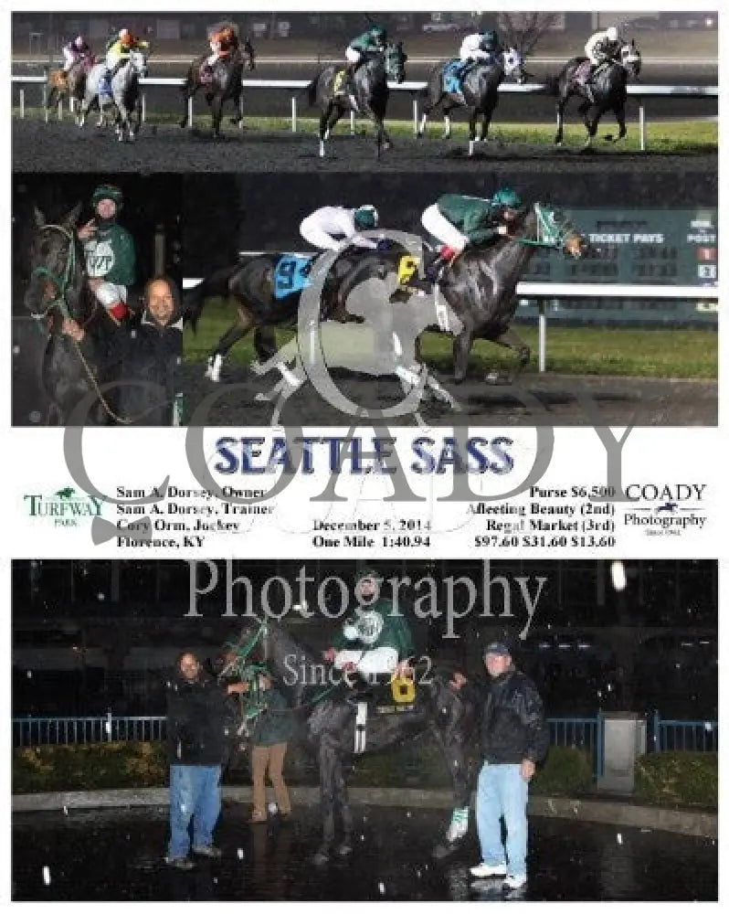 Seattle Sass - 120514 Race 04 Tp Turfway Park